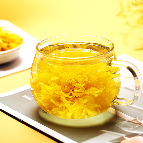Fudonghai Golden Silk Royal Chrysanthemum 15g/box wholesale Huangshan big flower chrysanthemum tea health flower and grass tea one cup hair - Image 3