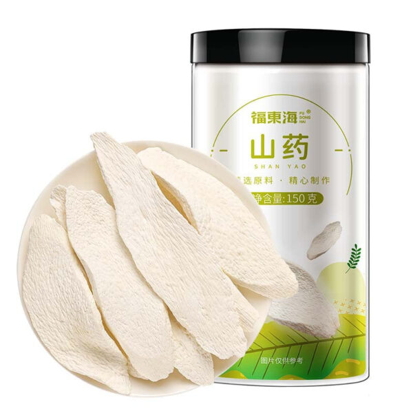Fudonghai yam 150g/bottle, Guangxi Guiping Huatu iron stick dried yam tablets Huaishan soup wholesale distribution