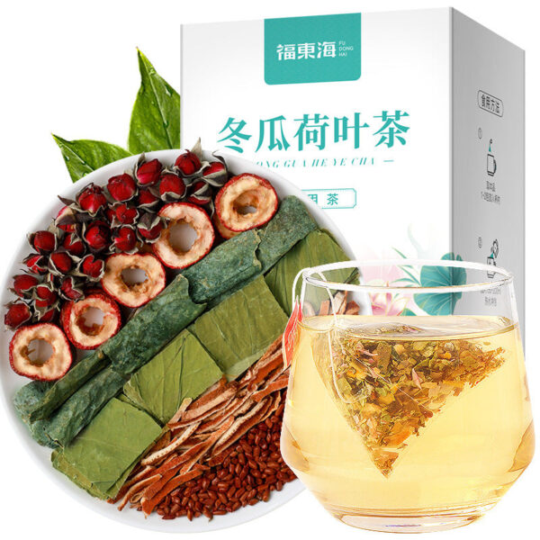 Fudonghai winter melon lotus leaf tea 120g/box, rose cassia seeds brewed flower tea, women's flower tea substitute tea