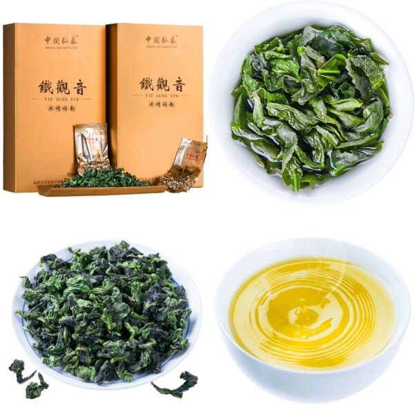 Anxi Tieguanyin tea strong fragrance type premium new oolong tea spring and autumn tea loose gift box orchid fragrance 500g - Image 2