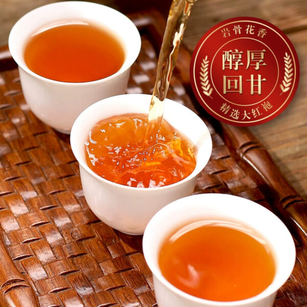 2025 New Tea Wuyishan Premium Fujian Dahongpao Zhengnong Fragrant Cinnamon Flower and Fruit Fragrant Rock Gift Tea for Middle-aged and elderly people - Image 5