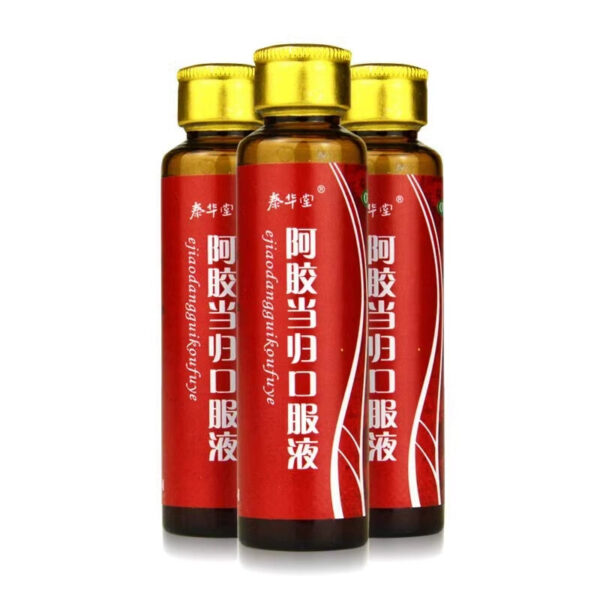 Taihuatang Ejiao Angelica Oral Liquid Genuine 15ml * 12 sticks/box to nourish qi and blood deficiency and irregular menstruation - Image 4