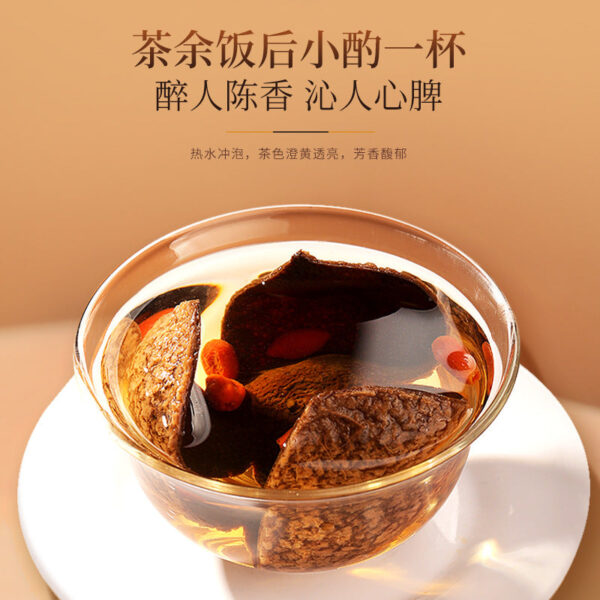 Fudonghai Guangdong Youlao tangerine peel dry tea 80g bottled tangerine peel, tea leaves, herbs, tea soaked in water, wholesale tangerine peel blocks - Image 4