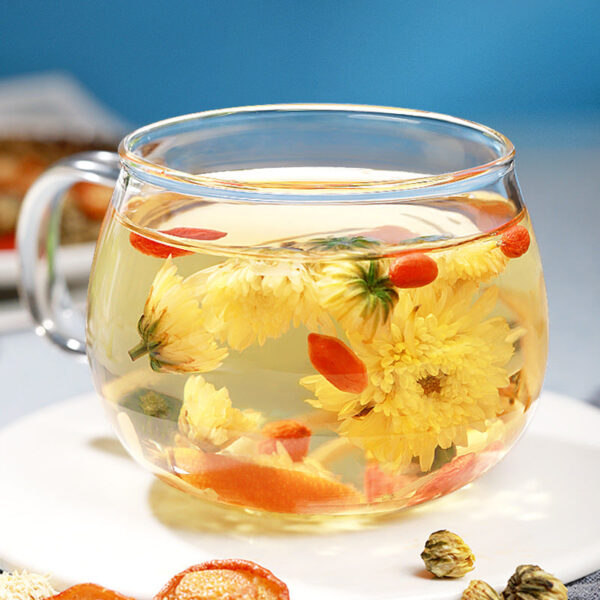 Fudonghai honeysuckle chrysanthemum wolfberry tea 140g box staying up late tea herbal tea substitute raising cassia seed tea for boys and girls - Image 3