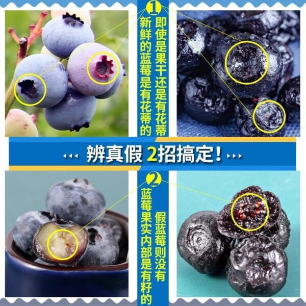 Dried blueberries, dried blueplums, dried fruit snacks, candied fruit snacks, preferred quality, convenient canning - Image 2