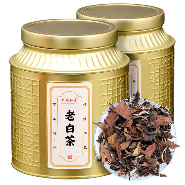 Fujian White Tea White Peony Tea Aged Raw Materials Alpine Old White Tea Shoumei Spring Tea Gift Box Gongmei Old White Tea