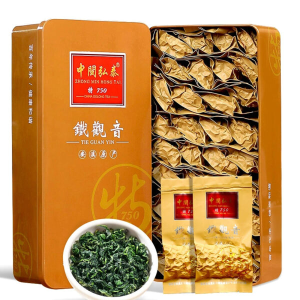 New tea, Zhongmin Hongtai Luxiang tea, Alpine Anxi Tieguanyin oolong tea, a total of 500g orchid fragrance, traditional positive taste - Image 2