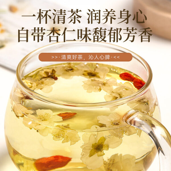 Fudonghai White Plum Blossom 20g Sepal Plum Tea Green Plum Blossom Chinese Herbal Medicine Dried Flower Bubble Tea Anhui Flower and Herbal Tea Wholesale - Image 2