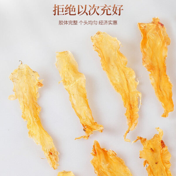 Fudonghai flower glue isinglass dry goods cod glue 250g genuine deep sea swim bladder fish maw children pregnant women nourishing soup - Image 3