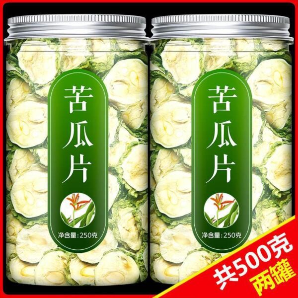 Bitter gourd tea 500g genuine bitter gourd slices dry soaked in water dry slices super wild new natural original flavor to remove fire