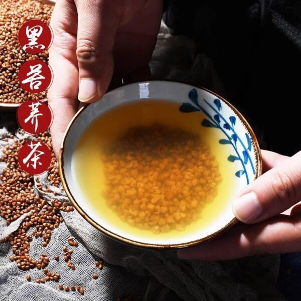 Black tartary buckwheat tea Non-yellow tartary buckwheat tea Wheat tea Nutrition Resistant brewing Natural canned amount Chinese New Year - Image 3