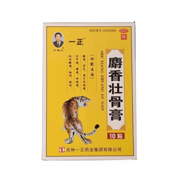 Yizheng Musk Zhuanggu Cream 10 stickers analgesic and anti-inflammatory rheumatism joint pain low back pain neuralgia femoral soreness sprains - Image 3