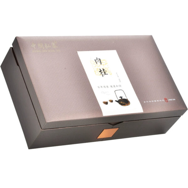 Zhongmin Hongtai Cinnamon Tea Charcoal Roasted Rock Tea Zhengyan Fruit Fragrant Ripe Tea Dahongpao Cinnamon Gift Box 255g - Image 2