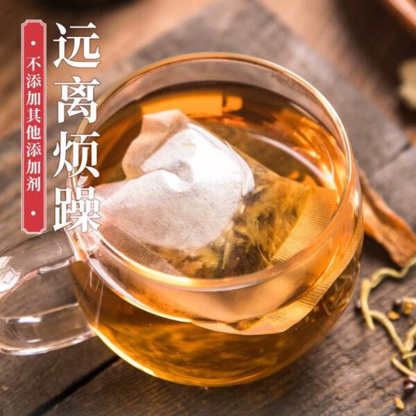 Zhongmin Hongtai Flower Tea Chrysanthemum Cassia Seed Osmanthus Tea Bubble Tea Bag Honeysuckle Burdock Root Tea Combination Gift Box - Image 3
