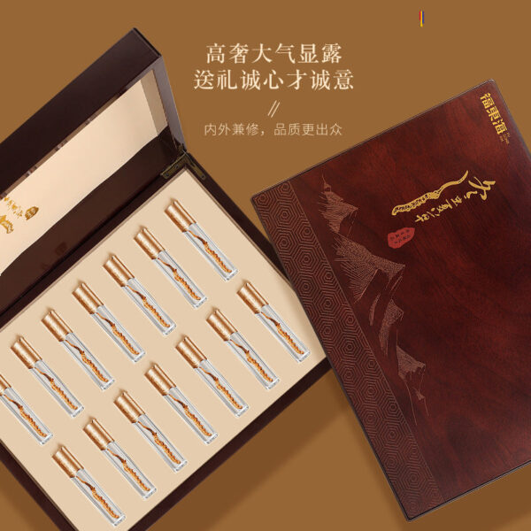 Fudonghai Cordyceps sinensis gift box 4g (14 sticks) Qinghai source Cordyceps dried soup gift delivery wholesale - Image 5