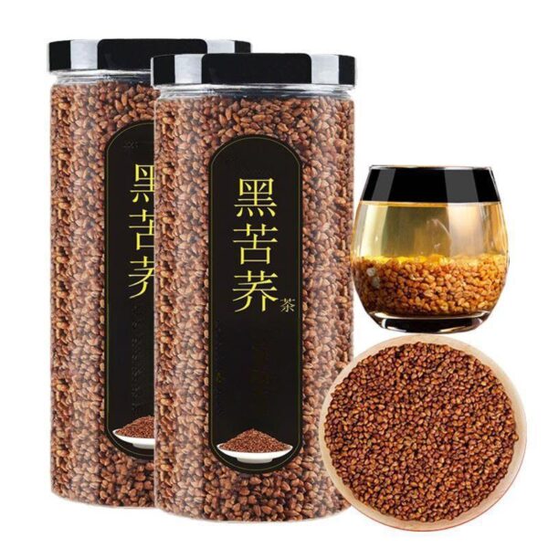 Black tartary buckwheat tea Non-yellow tartary buckwheat tea Wheat tea Nutrition Resistant brewing Natural canned amount Chinese New Year - Image 5