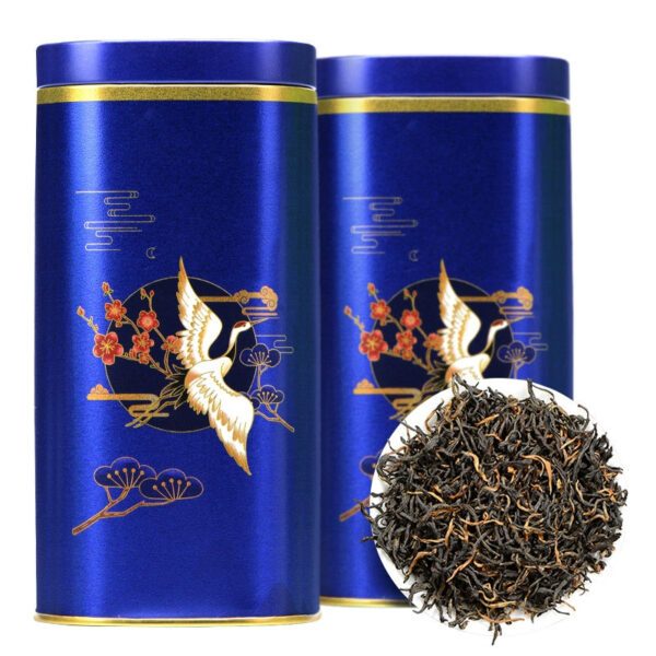 Wuyishan Black Tea Jin Junmei Tea New Black Tea Authentic Luxiang Fujian Jin Junmei Loose Can Gift Box 100g - Image 2