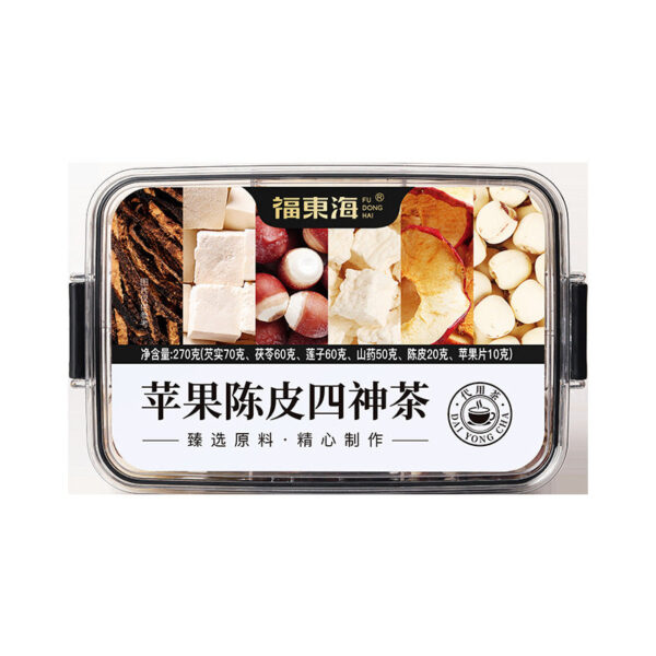Fudonghai apple tangerine peel Sishen soup 270g mulberry sour plum soup ebony tea drink sugar-free health tea wholesale distribution - Image 5