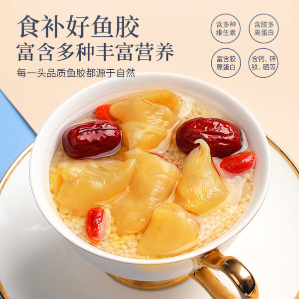 Fudonghai isinglass 40g deep-sea small yellow flower isinglass fish belly swim bladder flower glue dry goods confinement pregnant women - Image 2