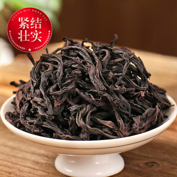 Dahongpao oolong tea, charcoal-roasted cooked tea, strong fragrance, Fujian Dahongpao Zhongmin Hongtai Yan creates 400 grams of tea leaves in the world - Image 3