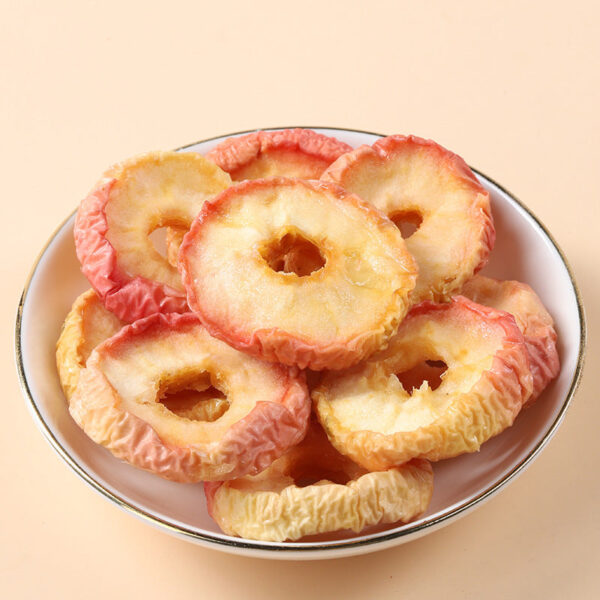 Dried apple slices soaked in water, drink tea, center slices, dried apple rings, eat cold brewed tea, health care, fruit tea original flavored slices, dried - Image 2