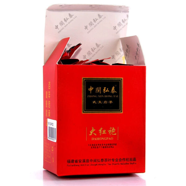 Zhongmin Hongtai Fujian Specialty Dahongpao Tea New Ripe Tea Charcoal Baked Oolong Tea Strong Fragrance Floral Box 40g - Image 4