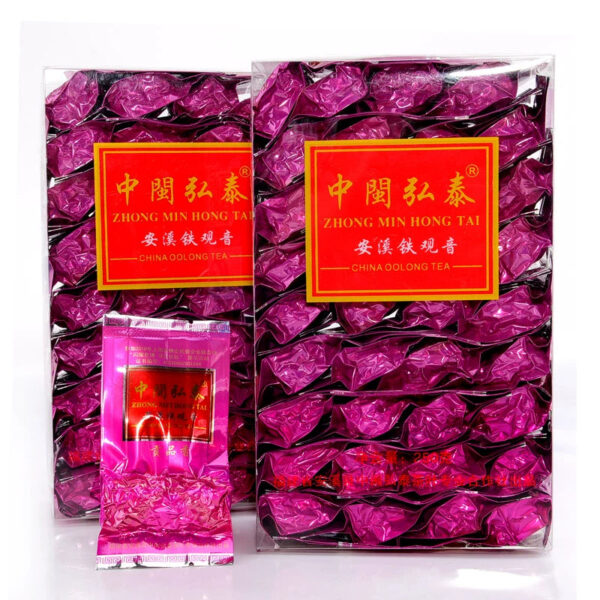 Zhongmin Hongtai Anxi Tieguanyin Tribute Fragrant Fragrant Tea Xianghua Zhengwei Orchid Fragrant Alpine Tea 500g - Image 2