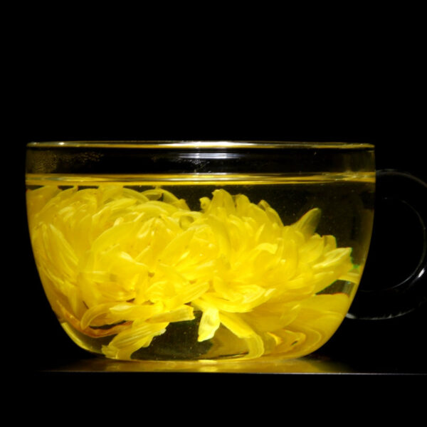 Zhongmin Hongtai herbal tea, golden silk yellow chrysanthemum, big royal chrysanthemum, a cup of golden silk royal chrysanthemum, chrysanthemum tea gift box - Image 3