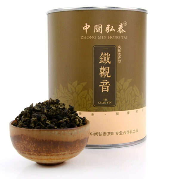 Zhongmin Hongtai Anxi Tieguanyin Luxiang Traditional Charcoal Baking Charcoal Baking Fire Cooked Tea Can Bulk 125g - Image 2