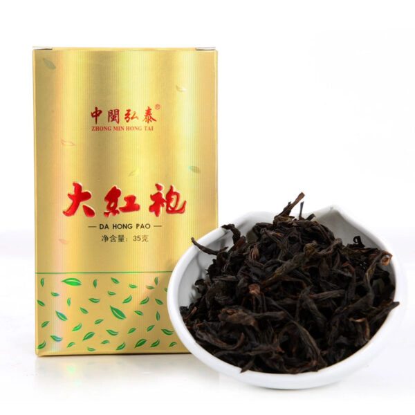 Zhongmin Hongtai New Tea Dahongpao Fujian Rock Tea Roasted Ripe Tea Charcoal Roasted Tea Oolong Tea Dahongpao 35g - Image 5
