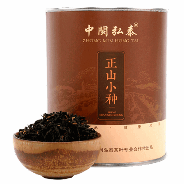 Zhongmin Hongtai Fujian specialty new tea black tea Zhengshan small tea flower fruit pine smoke fragrant powder 125g jar - Image 2