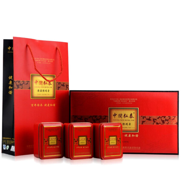 Zhongmin Hongtai Alpine Handmade Orchid Fragrance Anxi Tieguanyin Fragrant Tea High-end Gift Box 250g - Image 5