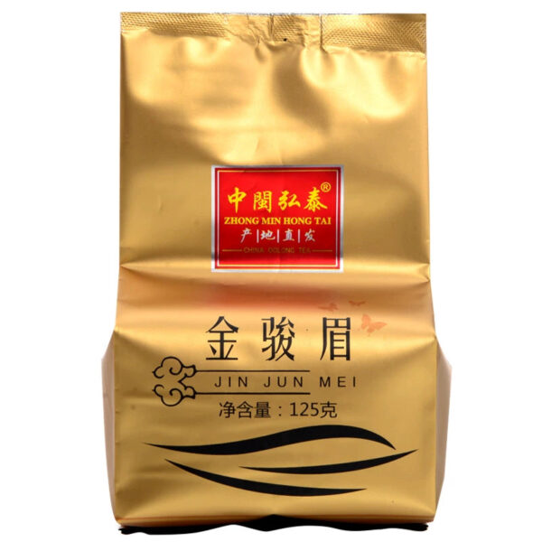 Zhongmin Hongtai New Tea Spring Tea Fujian Black Tea Jin Junmei Tea Honey Fragrance Small Package Bulk Bag 125g Morning Tea - Image 4
