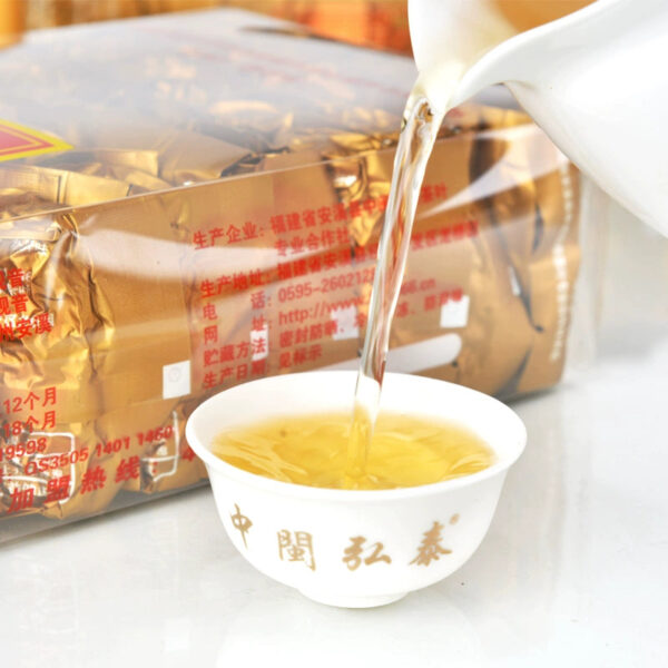 Zhongmin Hongtai New Tea Charcoal Roasted Luxiang Anxi Tieguanyin Warm Roasted Xinqing Tea Oolong Tea Ripe Tea 500g - Image 4