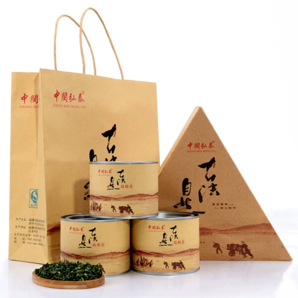 Zhongmin Hongtai Fragrant Tieguanyin Tea Premium Tieguanyin Oolong Tea New Tea Gift Box Gift Tea 210g - Image 2