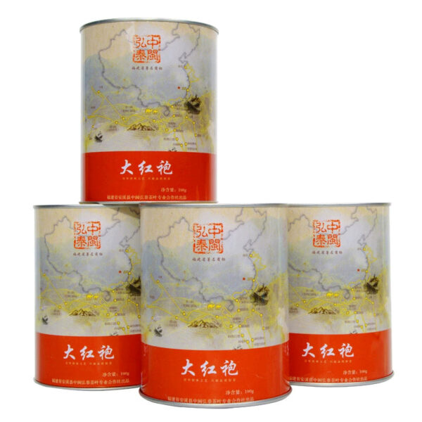 Dahongpao oolong tea, charcoal-roasted cooked tea, strong fragrance, Fujian Dahongpao Zhongmin Hongtai Yan creates 400 grams of tea leaves in the world - Image 2