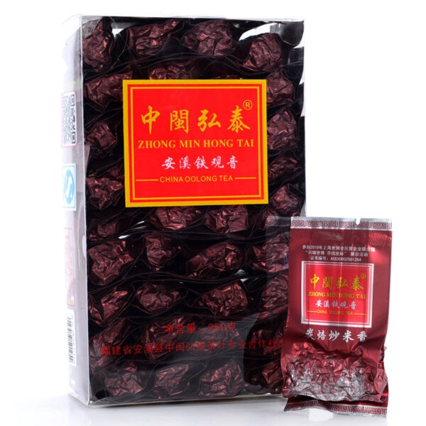 Zhongmin Hongtai Tea Anxi Tieguanyin Oolong Tea Charcoal Baked Tieguanyin Xiping Carbon Baked Fried Rice Fragrance 250g - Image 2
