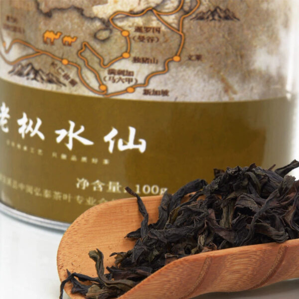 Zhongmin Hongtai Laocong Narcissus Tea Dahongpao Charcoal Roasted Ripe Tea Charcoal Roasted Oolong Tea Fujian Tea Bag Bulk 100g - Image 4