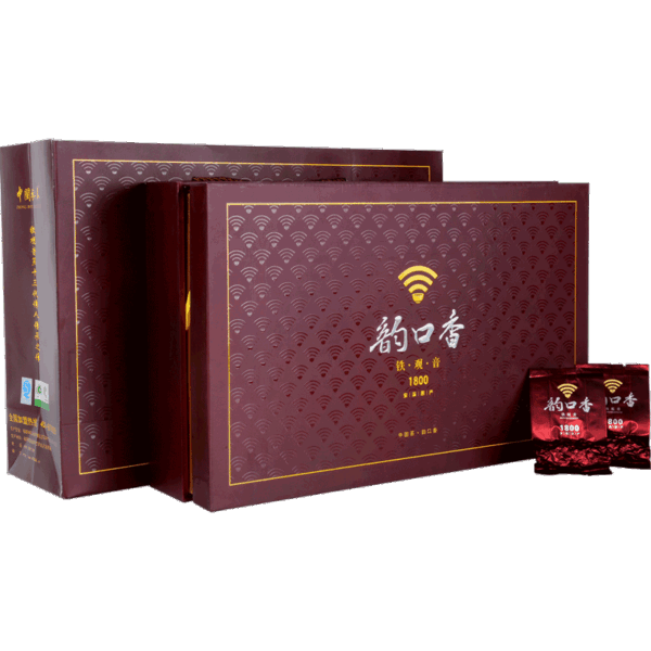 Anxi Tieguanyin Tea Premium Luxiang Zhongmin Hongtai Yun Kouxiang 1800 Gift Box Traditional Charcoal Baked Ripe Tea 250g - Image 2